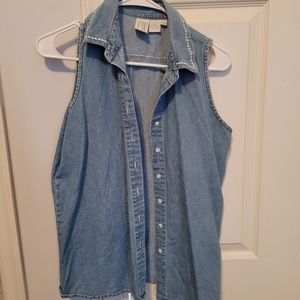 Jean Button Up Shirt